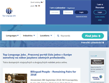 Tablet Screenshot of jobsinprague.cz